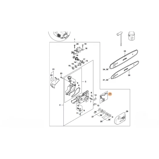 STIHL  Napinacz łańcucha 4182 660 0700